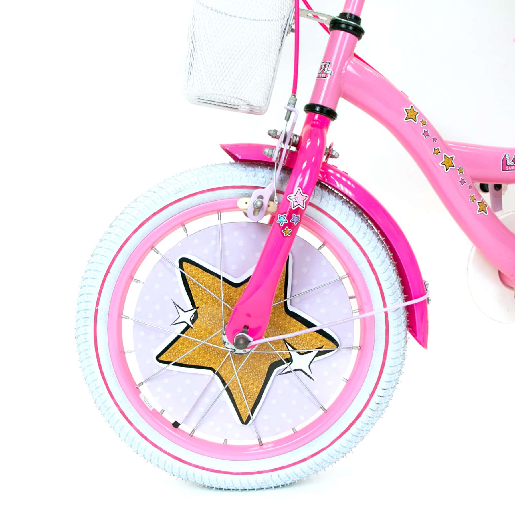 LOL Surprise Kinderfahrrad Madchen 16 Zoll Pink Zwei Handbremsen