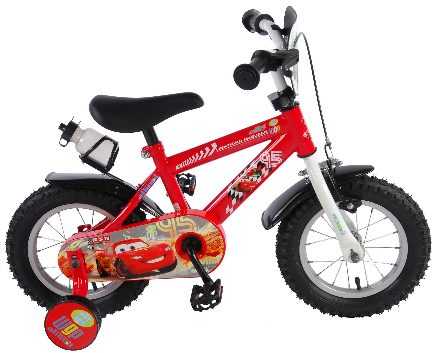 12 Zoll Fahrrad Disney Cars 3 Kinderfahrrad Stützräder Kinder Jungen 81248-CH 