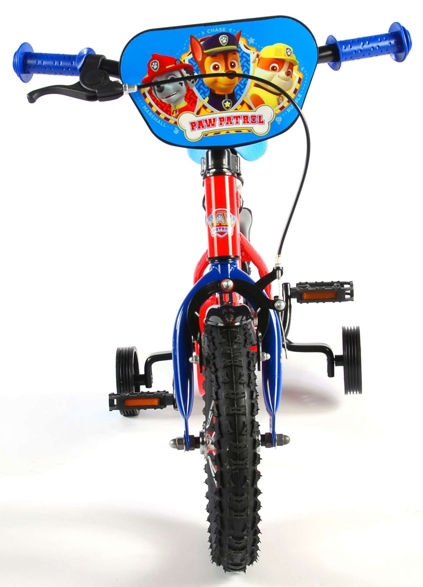 Paw Patrol Kinder Fahrrad - Jungen - 12 Zoll - Blau - Zwei handbremsen