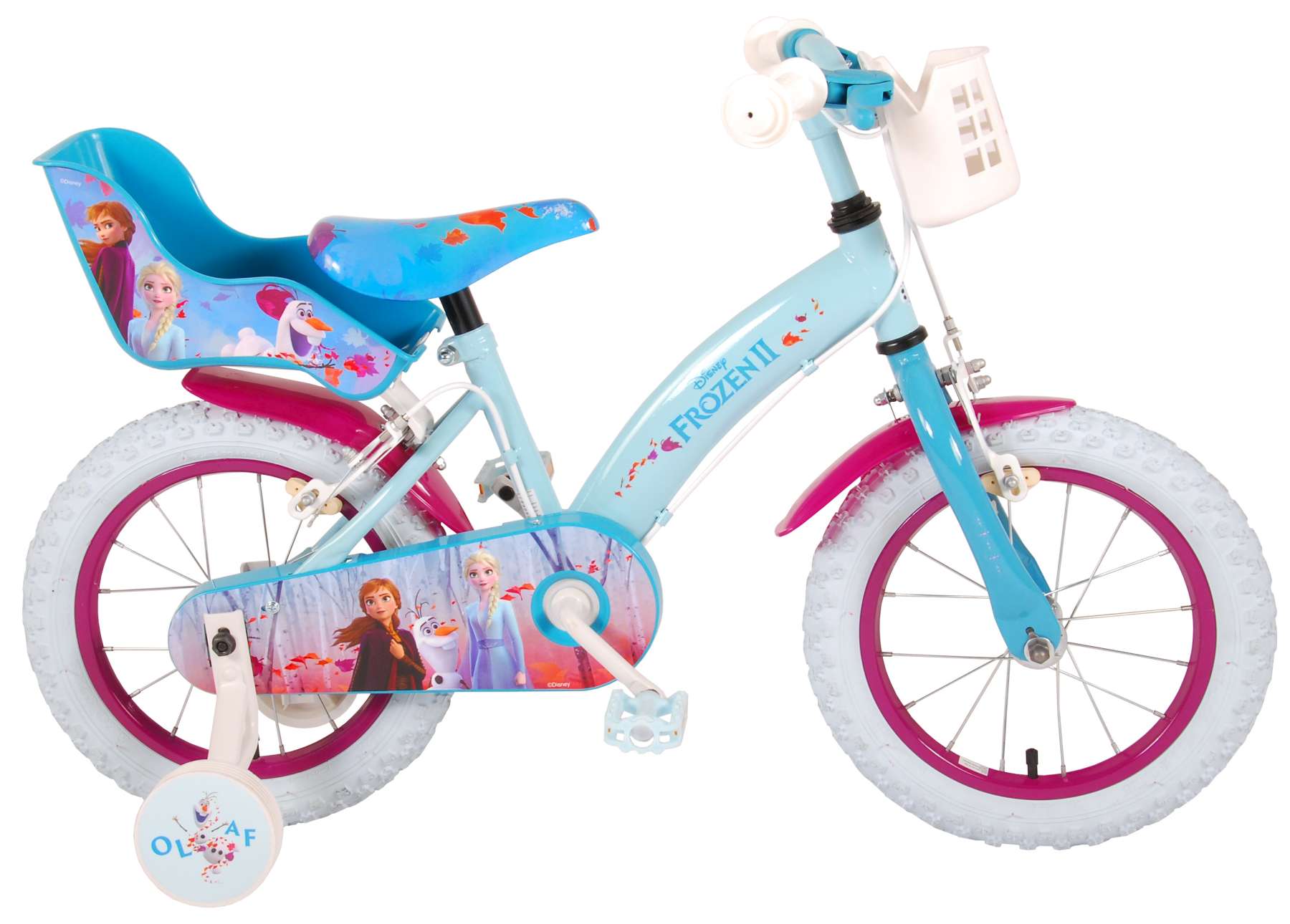 12 Zoll Kinder Fahrrad Kinderfahrrad Mädchenfahrrad Disney Frozen Eiskönigin NEU 