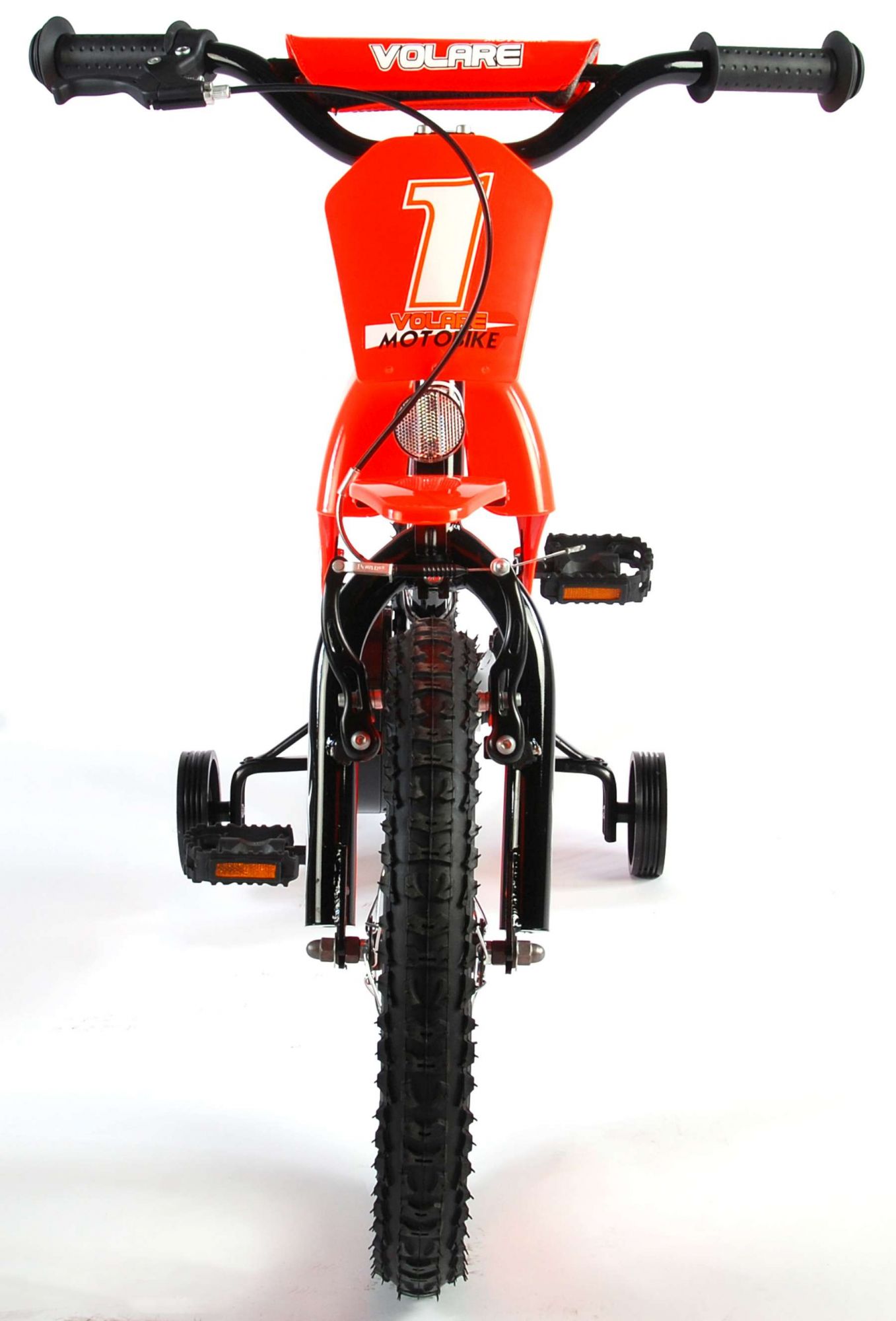 Kinderfahrrad Motobike 16 Zoll Orange Dragon Rücktrittbremse Fahrrad Motorrad 
