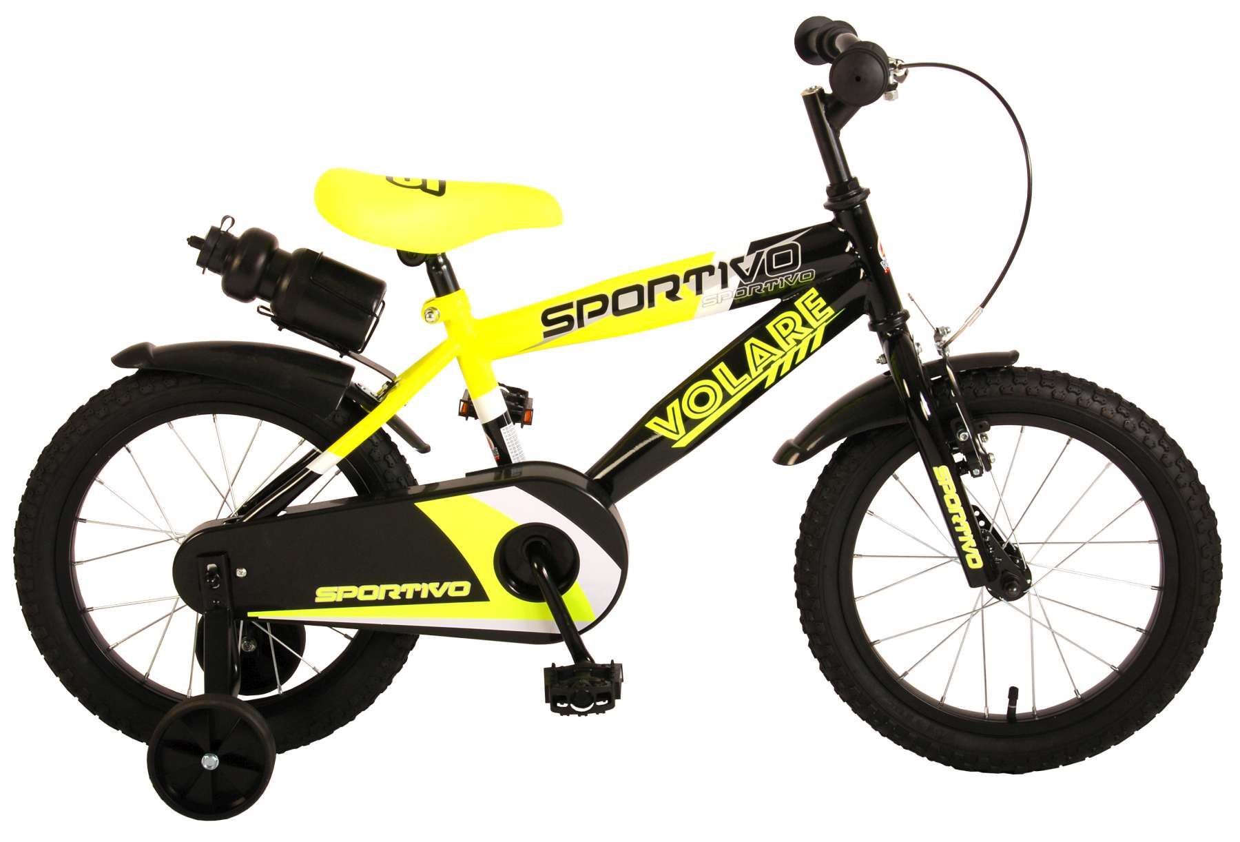 16" MTB Bike Kinderrad Kohlenstoffstahllegierung Fahrrad  Kinderfahrrad Gelb DE 