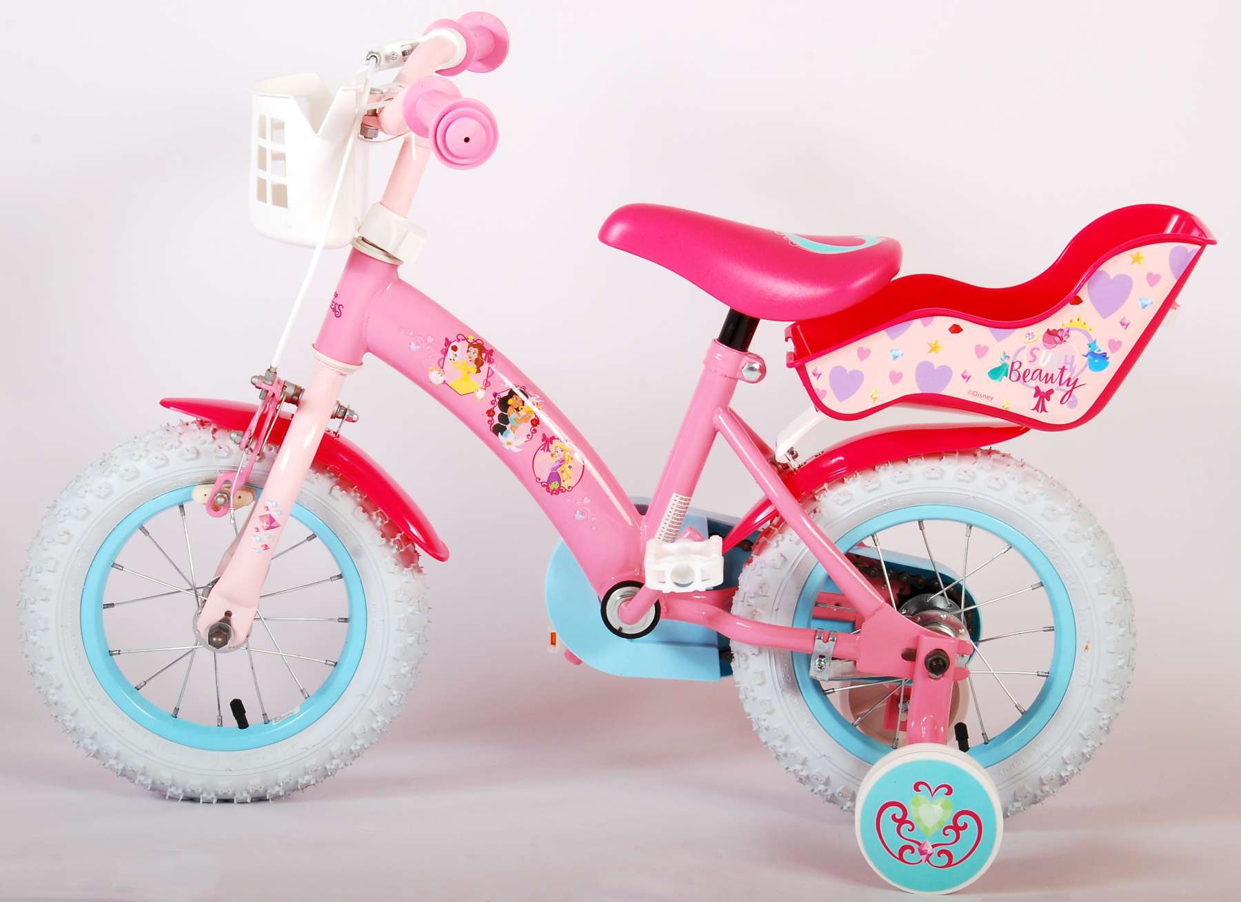 12 Zoll Kinder Kinderfahrrad Mädchenfahrrad Fahrrad Rad Disney Prinzessin Bike 