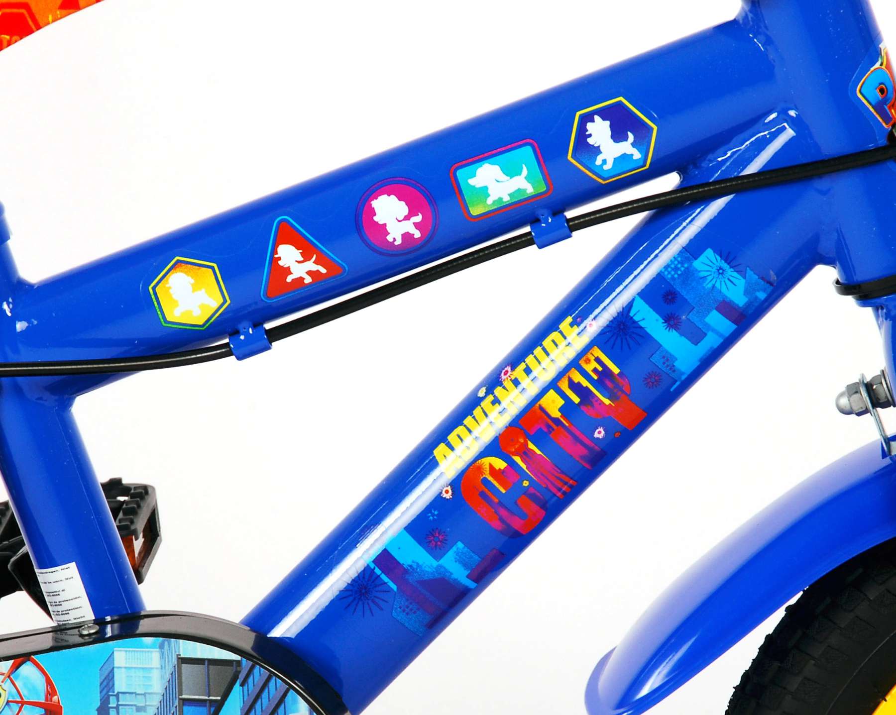 Paw Patrol Kinder Fahrrad - Jungen - 12 Zoll - Blau - Zwei handbremsen