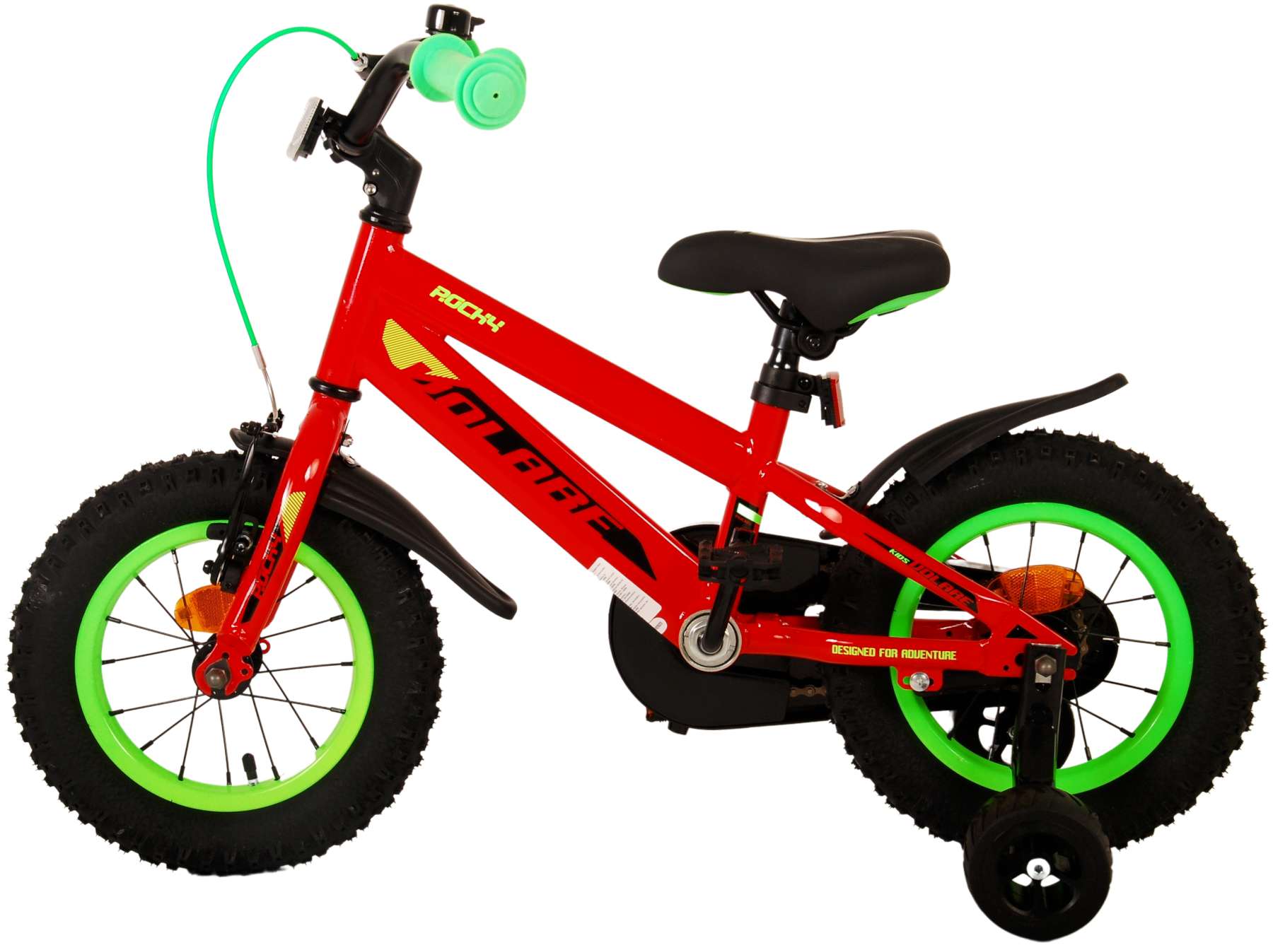 Volare Rocky Kinderfahrrad 18 Zoll Jungen Rot