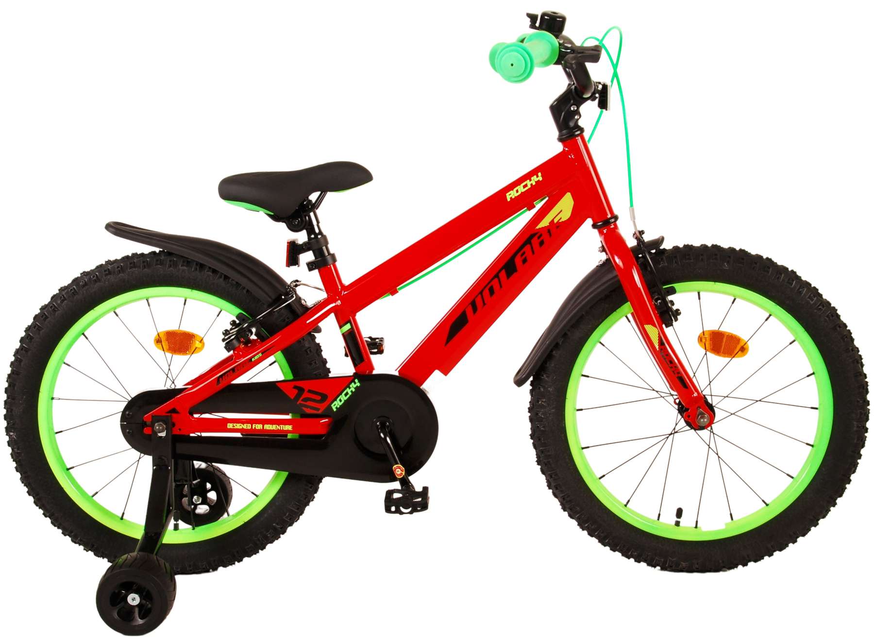 18 Zoll Kinder Jungen Mädchen Fahrrad Kinderrad Feuerwehr 544-FW