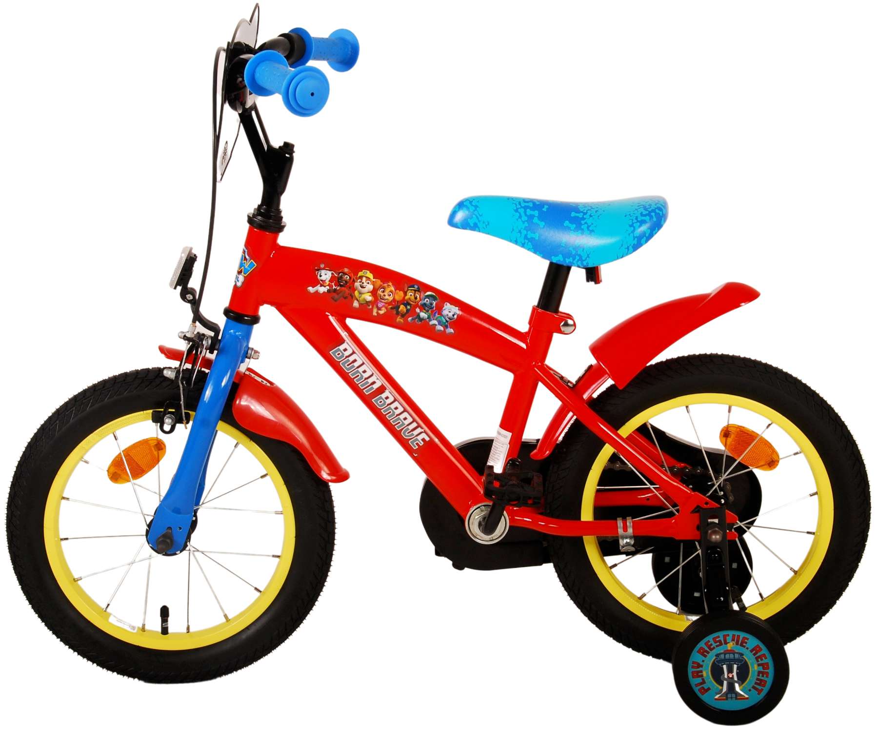 VOLARE Kinderfahrrad Paw Patrol 14 Zoll