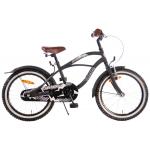 Volare Black Cruiser Kinderfahrrad - Jungen - 18 Zoll - Schwarz - 95% zusammengebaut