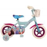 Disney Frozen 2 Kinderfahrrad - Mädchen - 10 Zoll - Blau / Lila