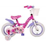 Disney Minnie Cutest Ever! Kinderfahrrad - Mädchen - 12 Zoll - Rosa - Zwei Handbremsen