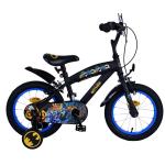 Batman Kinderfahrrad - Jungen - 14 Zoll - Schwarz - Zweihandbremsen