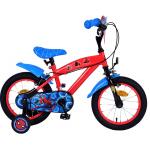 Ultimate Spider-Man Kinderfahrrad - Jungen - 14 Zoll - Blau/Rot - Zweihandbremsen