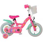 Barbie Kinderfahrrad - Mädchen - 12 Zoll - Rosa - Zweihandbremsen