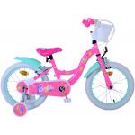 Barbie Kinderfahrrad - Mädchen - 16 Zoll - Rosa - Zwei Handbremsen