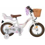 Volare Blossom Kinderfahrrad - Mädchen - 12 Zoll - Weiß