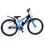 Volare Sportivo Kinderfahrrad - Jungen - 24 Zoll - Schwarz Blau - Zweihandbremsen
