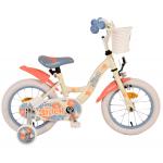 Disney Stitch Kinderfahrrad - Mädchen - 14 Zoll - Creme Koralle Blau [CLONE]