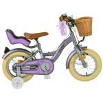 Volare Blossom Kinderfahrrad - Mädchen - 12 Zoll - Lila - Zwei Handbremsen