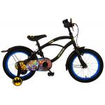 Batman Kinderfahrrad - Jungen - 16 Zoll - Schwarz - 2 Handbremsen
