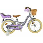 Volare Blossom Kinderfahrrad - Mädchen - 16 Zoll - Lila - Zweihandbremsen [CLONE]