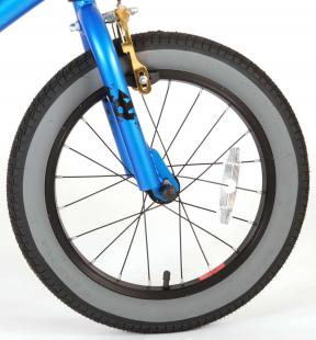 Volare Cool Rider Kinderfahrrad - Jungen - 16 Zoll - Blau - Zweihandbremsen - 95% zusammengebaut