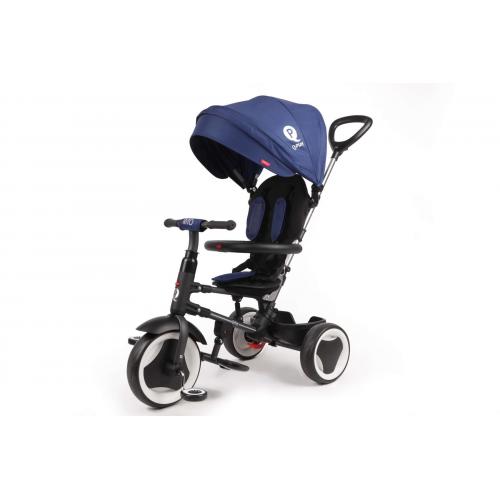 QPlay Dreirad Rito 3 in 1 - Jungen und Mädchen - Blau - Deluxe