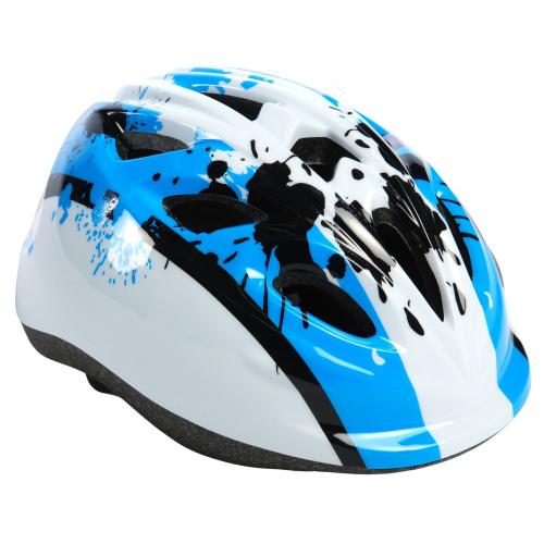 Volare Kinder-Fahrradhelm Blau-Weiss XS 47-51 cm extra kleines Modell
