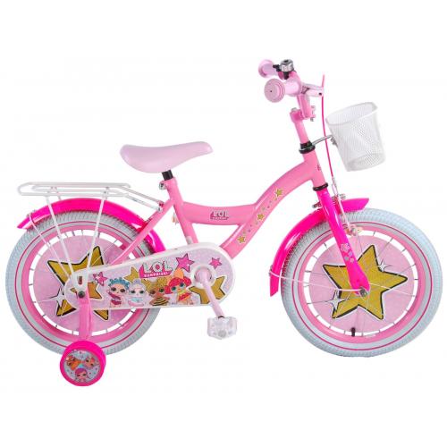 LOL Surprise Kinderfahrrad - Mädchen - 16 Zoll - Pink
