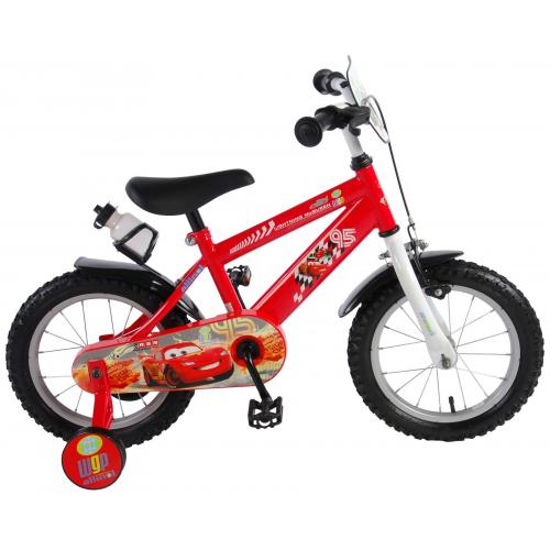 Disney Cars Kinderfahrrad - Jungen - 14 Zoll - Rot
