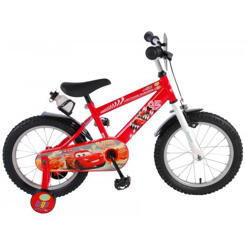 Disney Cars Kinderfahrrad - Jungen - 16 Zoll - Rot