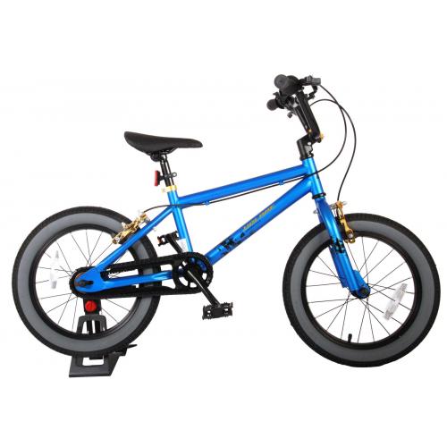 Volare Cool Rider Kinderfahrrad - Jungen - 16 Zoll - Blau - Zweihandbremsen - 95% zusammengebaut