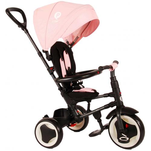 QPlay Dreirad Rito 3 in 1 - Mädchen - Pink - Deluxe