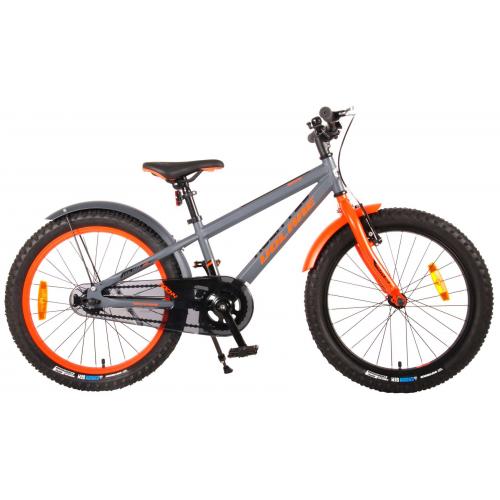 Volare Rocky Kinderfahrrad - 20 Zoll - Grau - 95% zusammengebaut