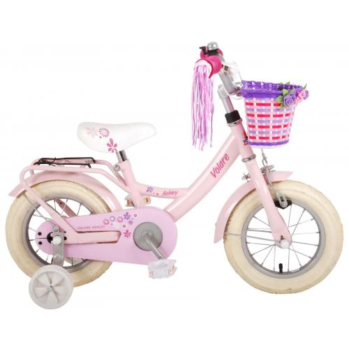 Volare Ashley Kinderfahrrad - Mädchen - 12 Zoll - Rosa - 95% zusammengebaut