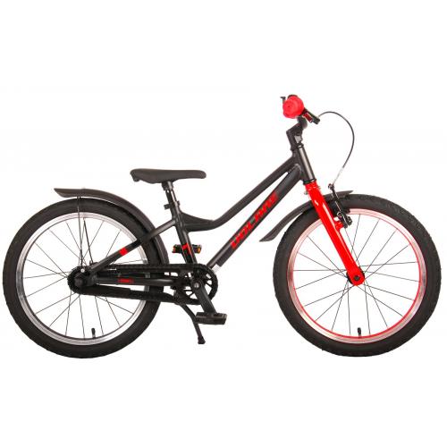 Volare Blaster Kinderfahrrad - Jungen - 18 Zoll - Schwarz Rot - Prime Collection