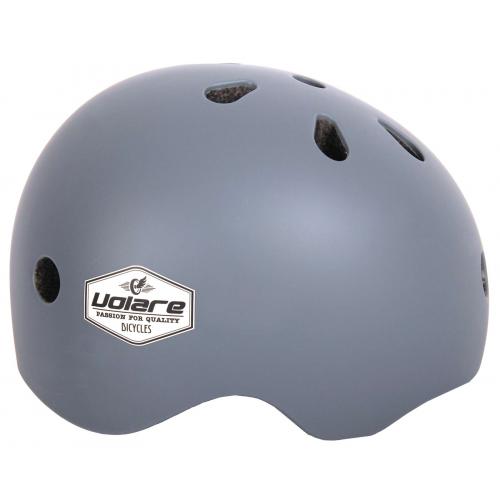 Volare Fahrradhelm - Kinder - Grau - 51-55 cm