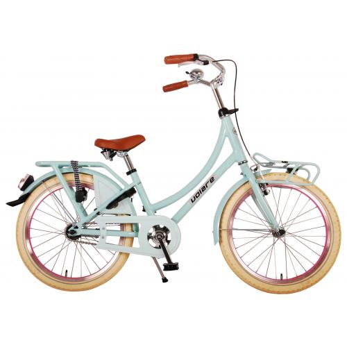 Volare Classic Oma Kinderfahrrad - Mädchen - 20 Zoll - Hellblau