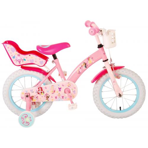 Disney Princess Kinderfahrrad - Mädchen - 14 Zoll - Pink