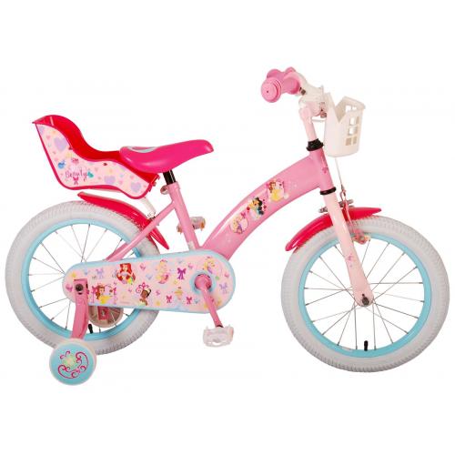 Disney Princess Kinderfahrrad - Mädchen - 16 Zoll - Rosa