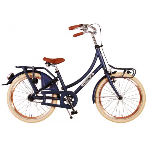 Volare Classic Oma Kinderfahrrad - Mädchen - 20 Zoll - Matte Blau