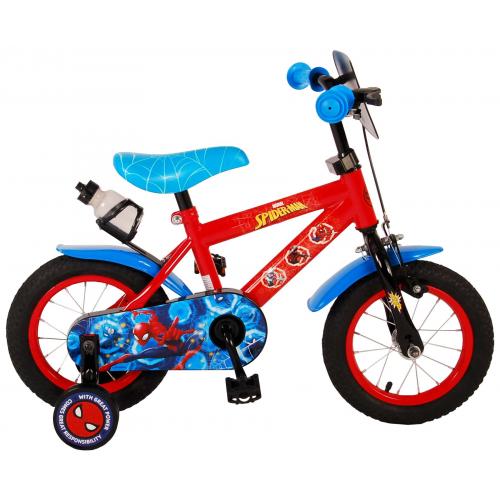 Spider-Man Kidsbike - Jungen - 12 Zoll - blau/rot