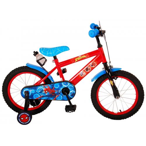Spider-Man Kinderfahrrad - Jungen - 16 Zoll - Blau Rot