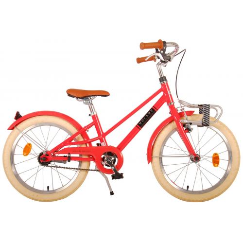 Volare Melody Kinderfahrrad - Mädchen - 18 Zoll - Koralle Rot - Prime Collection