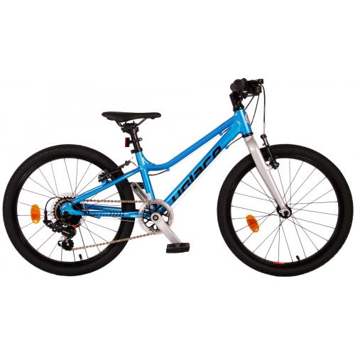 Volare Dynamic Kinderfahrrad - Jungen - 20 Zoll - Blau - 2 Handbremsen - 7 Gang - Prime Collection