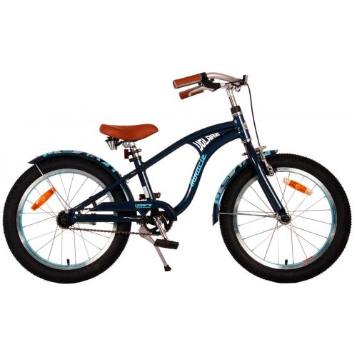 Volare Miracle Cruiser Kinderfahrrad - Jungen - 18 Zoll - Blau Matt - Prime Collection