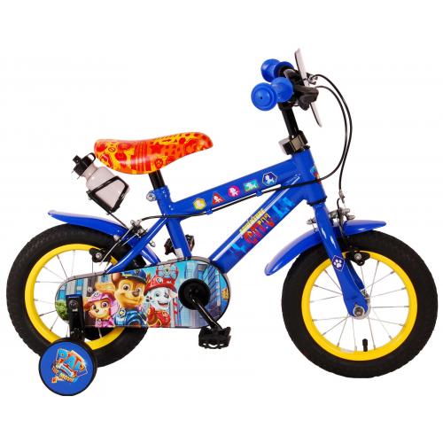 Paw Patrol Kinder Fahrrad - Jungen - 12 Zoll - Blau - Zwei handbremsen