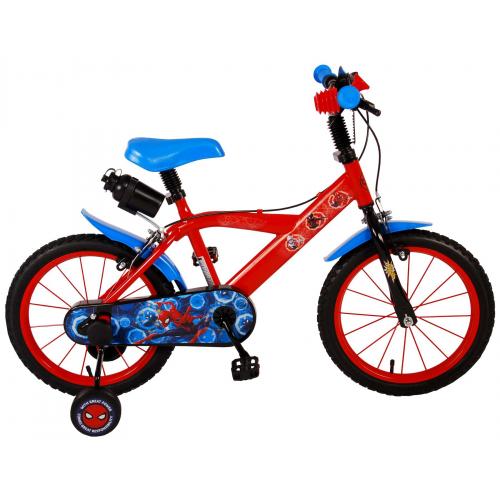 Ultimate Spider-Man Children's bicycle - Jungen - 16 Zoll - blau rot - Zwei Handbremsen