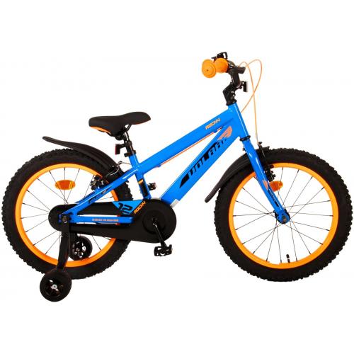 Volare Rocky Kinderfahrrad - Jungen - 18 Zoll - Blau - Zwei Handbremsen