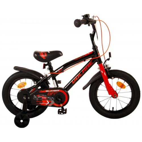 Volare Super GT Kinderfahrrad - Jungen - 14 Zoll - Rot - Zwei Handbremsen