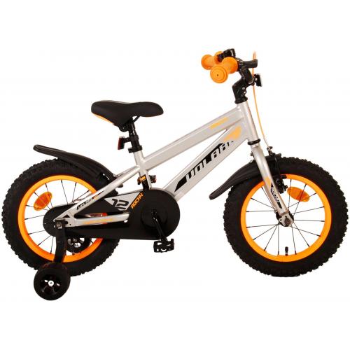 Volare Rocky Kinderfahrrad - Jungen - 14 Zoll - Grau